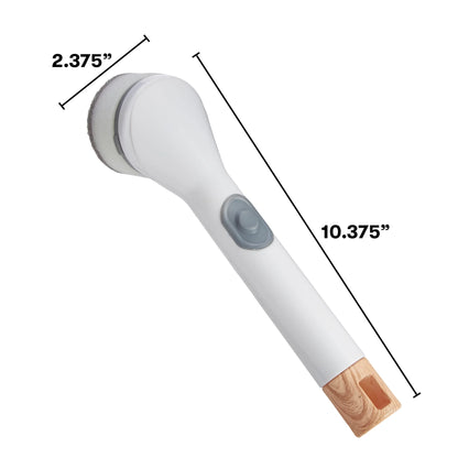 Fillable Dish Wand with Non-Scratch Sponge Headband